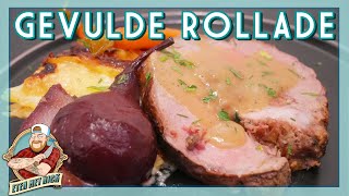 Kerst Special Rollade met Stoofpeertjes  EtenmetNick  How to [upl. by Ylsel373]