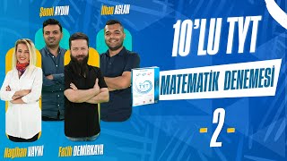 345 YAYINCILIK 10LU TYT MATEMATİK DENEMESİ  2 [upl. by Desdee]