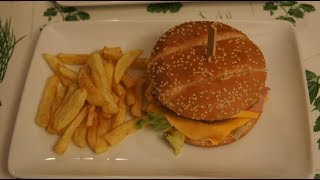 Hamburger Frites Maison Tutoriel [upl. by Ennovy450]