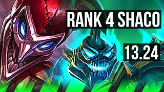 SHACO vs HECARIM JNG  Rank 4 Shaco 1016 900 games Godlike  KR Grandmaster  1324 [upl. by Je301]