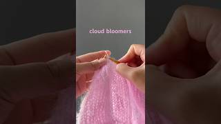 cloud bloomers knitted from mohair and silk yarn handknitting knitting bloomers mohair [upl. by Annairdua]