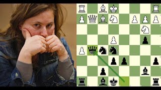 Judit Polgar agressiva Imagiiiina A Shirov x J Polgar 1994 [upl. by France]