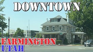 Farmington  Utah  4K Downtown Drive [upl. by Lacombe]