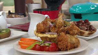 Yes Chef Personal Waffle Bowl Maker on QVC [upl. by Nolyar]