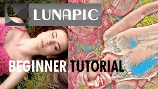 LUNAPIC Beginner Tutorial  Free Photoshop Alternative [upl. by Ahtelahs]