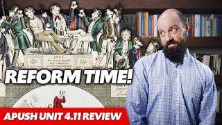 An Age of REFORM APUSH Review Unit 4 Topic 11 Period 4 18001848 [upl. by Ainosal]