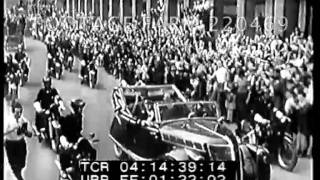 De Gaulle In Paris After Liberation 22046933mp4  Footage Farm [upl. by Bouchier225]