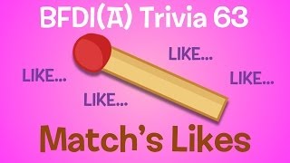 BFDIA Trivia 63 Matchs Likes [upl. by Malinda918]