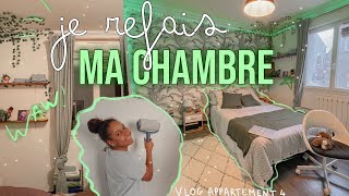 Je refais TOTALEMENT ma chambre  VLOG APPARTEMENT 4 [upl. by Severn]