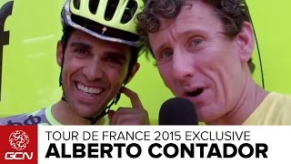 Alberto Contador Interview – How Is Contador Feeling Before The Tour De France [upl. by Annnora]