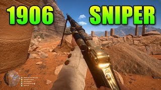 Selbstlader 1906 Sniper Review  Battlefield 1 Level 10 Gun [upl. by Neuberger252]