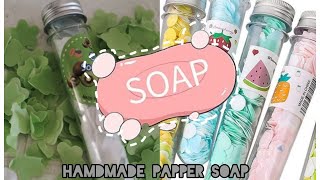 How to make paper soap homemade craftideas diy Tiktikdg7zn [upl. by Vipul]