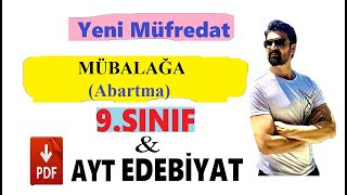 Mübalağa Sanatı Nedir Örnekleri  9Sınıf Edebiyat  AYT Edebiyat [upl. by Sergu732]