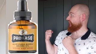 Proraso beard oil review best cheapie [upl. by Pavier]