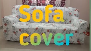 SOFA COVER cutting and stitching [upl. by Enos]