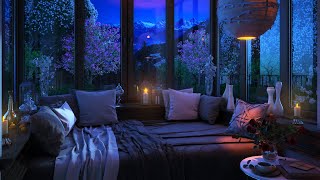 Go to Sleep w Rain Falling on Window  Relaxing Gentle Rain Sounds for Sleeping Problems Insomnia [upl. by Plerre]