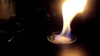 Flame Test Sodium Chloride [upl. by Henryetta]