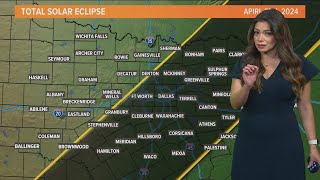 Total solar eclipse path Who in North Texas will get the longest totality [upl. by Naoh232]