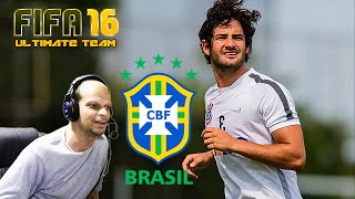 FIFA 16  Ultimate Team TESTANDO TIME BRASILEIRO PATO NO ATAQUE PIRRALHO NARRANDO 22 [upl. by Novehc]