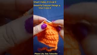 Short Video  44 Simple Girls Ledies gents Sweater Cardigan Design Short video [upl. by Eulalia]