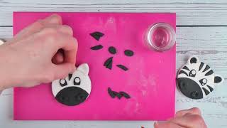 How to make a Cute Zebra Face using the FMM Mix N Match Face Cutter [upl. by Corrianne645]