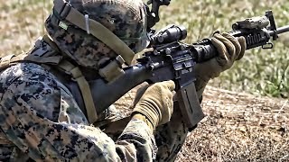 USMC Training At Ft Bragg • Squad Attack amp Artillery Fire [upl. by Noryk]