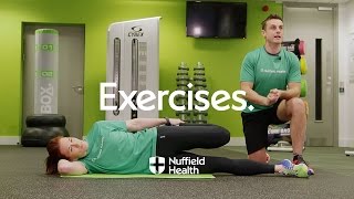 How To Side Hip and Quad Stretch  Nuffield Health [upl. by Nadya741]