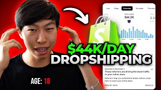 How Ben Lyu Makes 44000 Day Dropshipping at 19 FULL BREAKDOWN [upl. by Melicent]