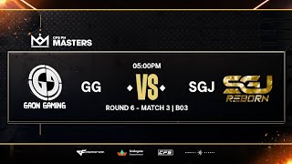 CFPH Gaon Gaming vs SGJ Reborn  GROUP STAGE  CFS PH MASTERS 2024 [upl. by Ayel804]