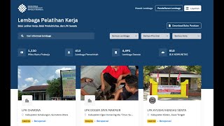 Panduan Pendaftaran Lembaga Pelatihan Kerja  Update cara tambah data instruktur [upl. by Ecirtahs]