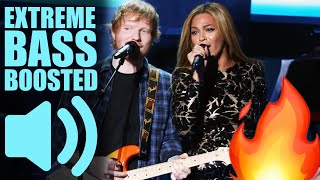 Ed Sheeran  Perfect Duet with Beyoncé BASS BOOSTED EXTREME🔊😱🔊 [upl. by Starr]