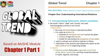 Global Trend Chapter 1  Part 1 [upl. by Haidabo421]