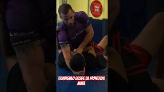 Cómo hacer un triangulo desde la montada MMA BJJ NOGI 🥋 [upl. by Netsrak910]