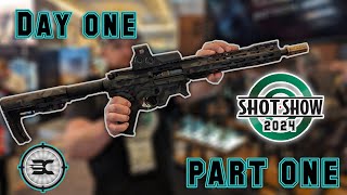 Shot show 2024 day 1 Part 1  Christensen arms Glock BampT Inforce Springfield Armory [upl. by Yaresed]