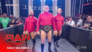 Imperium entrance WWE Raw May 22 2023 [upl. by Thais]