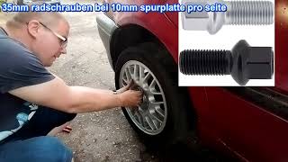 sootv DS Garage  Ta Technik Spurplatten am meinen VW Golf3 taTechnik sootv spurplatten [upl. by Ahsitam179]