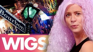 Trying Crazy Wigs in New Orleans Beauty Trippin [upl. by Ninahs]