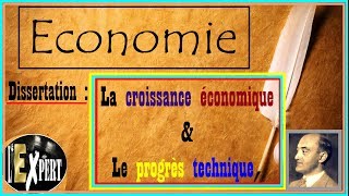 Dissertation économique  La croissance économique et le progrès technique [upl. by Salahi]