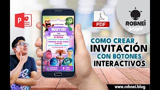 Crear Invitaciones con Botones Interactivos en PowerPoint [upl. by Airottiv]