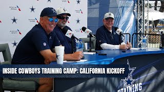 Inside Cowboys Training Camp California Kickoff  Dallas Cowboys 2021 [upl. by Aisatsan]