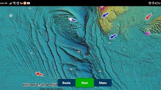 Navionics shaded relief  boat and beach fishing UK app [upl. by Elinor260]