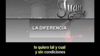 La diferencia  Juan Gabriel karaoke [upl. by Narda]