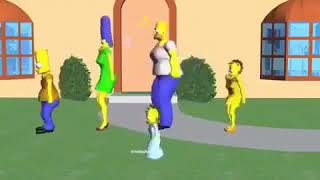 Simpsons Family Dancing Roman Holiday Meme [upl. by Eloccin882]