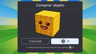 ¡RÁPIDO ENTRAR Y RECLAMAR DISFRAZ DE WAFFLE ÉPICO TOTALMENTE GRATIS EN ROBLOX [upl. by Anoid929]