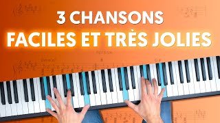 Apprends TROIS CHANSONS CONNUES pour chanter ou accompagner tes proches en soirée ou à la maison [upl. by Ysac]