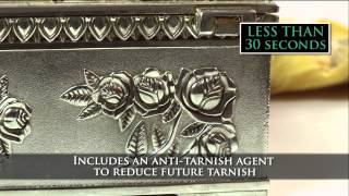 How To Clean Intricate Tarnished Silver in less than 30 seconds [upl. by Towill301]