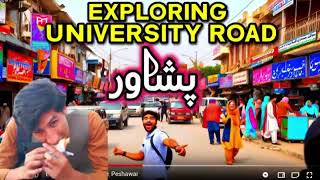 Exploring University Road Peshawar  Cinematic Vlog Tour ll University of Peshawar [upl. by Darrow]