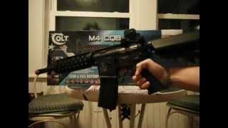 Airsoft Gun Review Cybergun Colt M4 CQB ALL METAL AEG [upl. by Peti]