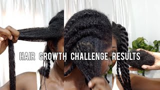 HAIR GROWTH CHALLENGE RESULTS  3 MONTHS PROTECTIVE STYLE TAKEDOWN [upl. by Ashjian]