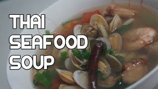 Thai Seafood Soup  Seafood Tom Yum  Seafood Soup  Thai Soup  Thai Soup Recipes [upl. by Ahsimat]